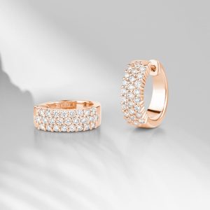 Aretes Huggie Oro Amarillo