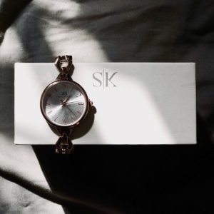 Reloj Dama Perlas y Oro Rosa