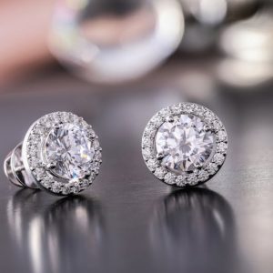 Aretes Gota Aguamarina